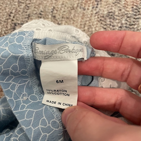 Carriage Boutique Peter Pan Collared Dress - Picture 2 of 3